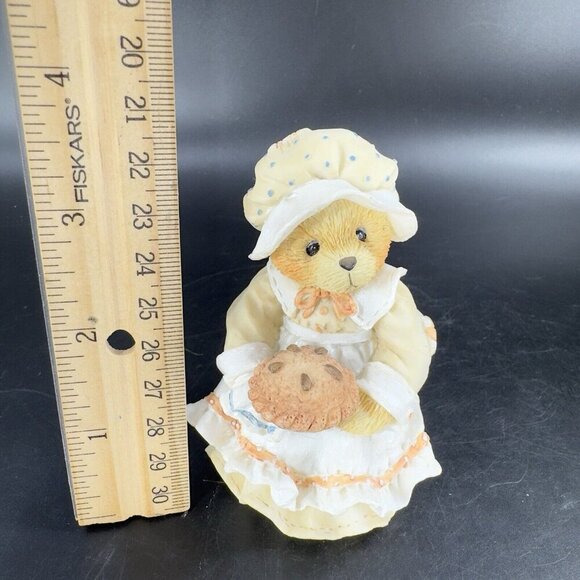 Cherished Teddies Patience Figurine Happiness Is Homemade Resin 1994 Vintage - Picture 2 of 11